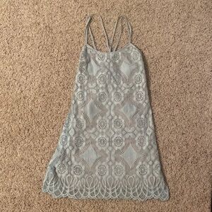 FRANCESCA’S light teal dress